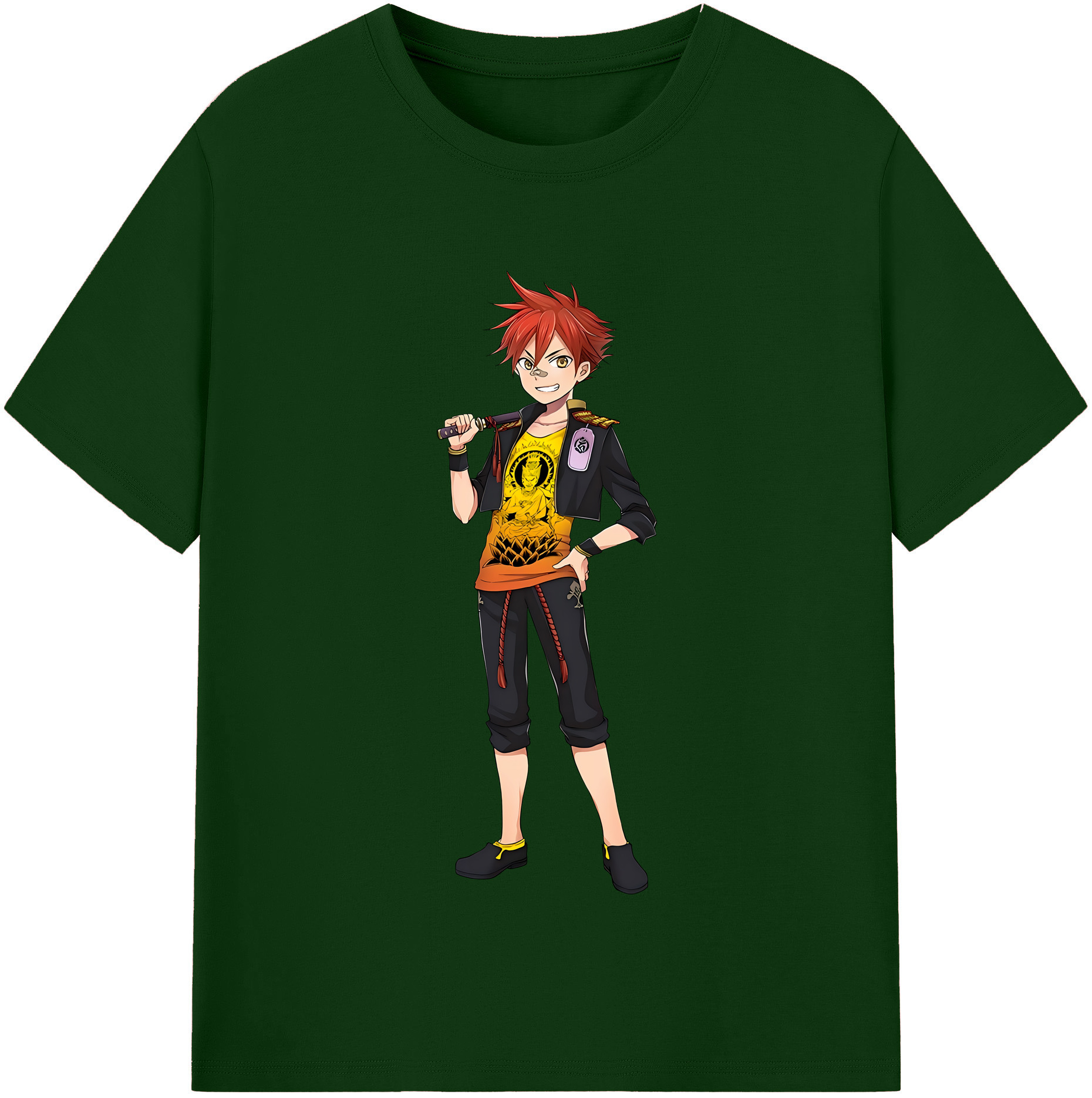 （画像用） 刀剣乱舞 Touken Ranbu 綿100％半袖Tシャツ（フロントプリント）